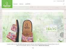 Tablet Screenshot of ganter.de